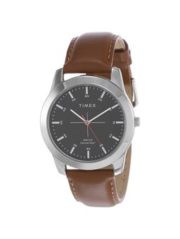 Timex - Men Black Round Dial Analog Watch - TW00ZR264E (M)