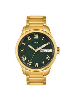 Timex - Round Green Dial Analog Men Watch - TW0TG7640 (M)