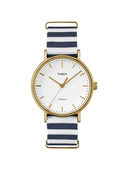Timex - Fairfield White Round Dial Analog Women Watch - TW2P91900UJ (M)