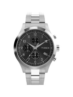 Timex - Trend Black Round Dial Analog Men Watch - TW2Y01400UJ (M)