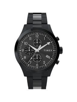 Timex - Trend Black Round Dial Analog Men Watch - TW2Y01600UJ (M)