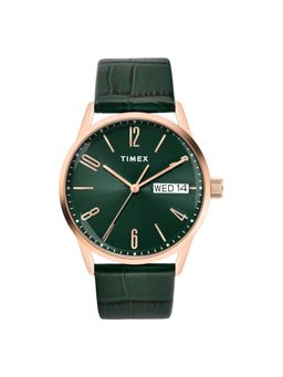 Timex - Green Round Dial Analog Men Watch - TWEG25509 (M)