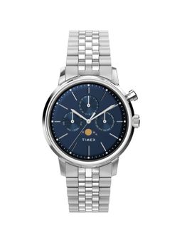 Timex - Marlin Analog for man with Blue Round Dial Wrist Watches - TWEG26802 (M)