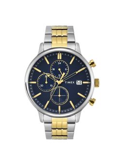 Timex - Chicago Analog for man with Blue Round Dial Wrist Watches - TWEG26901 (M)