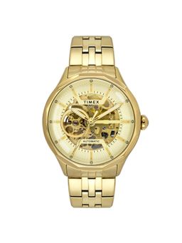 Timex - Signio Round 21mm Champagne Dial Analog Automatic Men Watch - TWEG27600