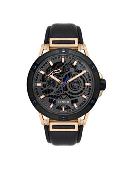 Timex - Black Round Dial Analog Men Watch - TWEG27801 (M)