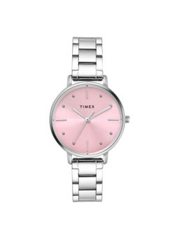 Timex - Round Pink Dial Analog Women Watch - TWEL15824 (M)