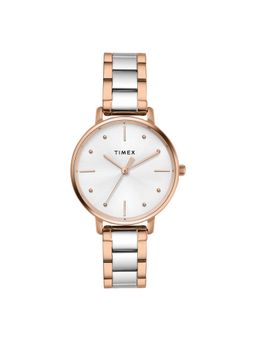 Timex - Round Silver Dial Analog Women Watch - TWEL15825 (M)