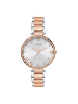 Timex - Trendline Round 21mm Silver Dial Analog Women Watch - TWEL18717