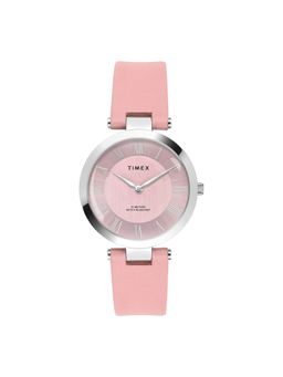 Timex - Women Pink Round Dial Analog Watch - TWEL19208 (M)