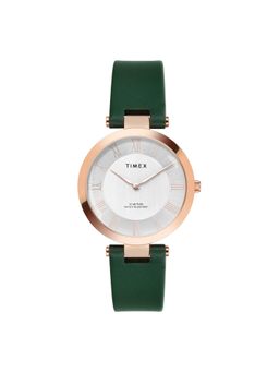 Timex - Women Silver Round Dial Analog Watch - TWEL19209 (M)