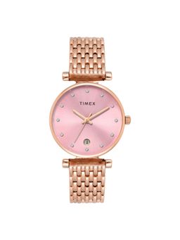 Timex - Trendline Round 21mm Pink Dial Analog Women Watch - TWEL21601