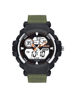 Helix - By Grey Round Dial And Digital Men Watch - TWESK6501T (M)