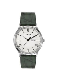 Timex - Men White Round Dial Analog Watch - TWTG10510 (M)