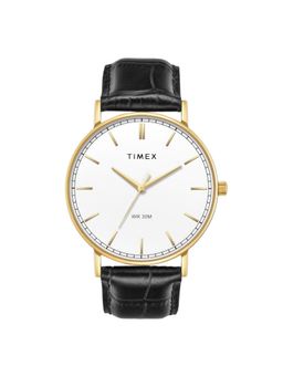 Timex - White Round Dial Analog Men Watch - TWTG12200 (M)