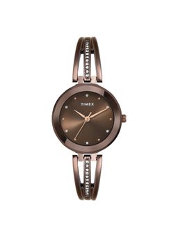 Timex - Brown Round Dial Analog Women Watch - TWTL10324 (M)