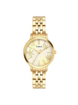 Timex - Round Champagne Dial Analog Women Watch - TWTL12313 (M)