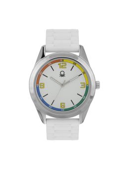 United Colors of Benetton - Iconic Men White Round Dial Analog Watch - UWUCG0205 (M)