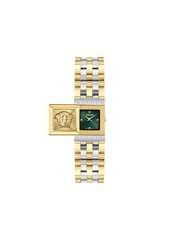VERSACE - Green Round Dial Analog Women Watch - VE0C00125 (M)