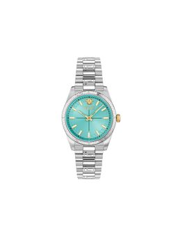 VERSACE - Light Blue Round Dial Analog Women Watch - VE0E00225 (M)