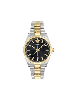 VERSACE - Black Round Dial Analog Men Watch - VE0G00525 (M)