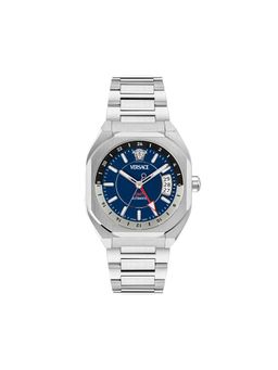VERSACE - Blue Round Dial Analog Men Watch - VE0I00225 (M)