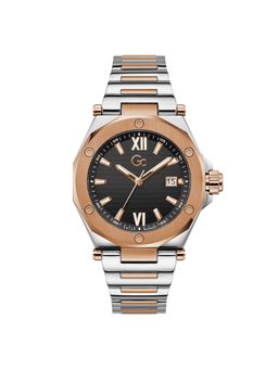 GC - Black Round Dial Analog Men Watch - Z67002G2 (M)