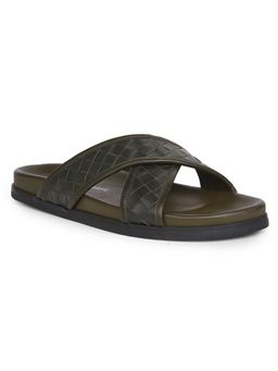 Hush Puppies - Men Green Sliders