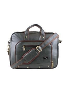 Ligo Bags - Classic Messenger Bag With Detachable Strap - Green (L)