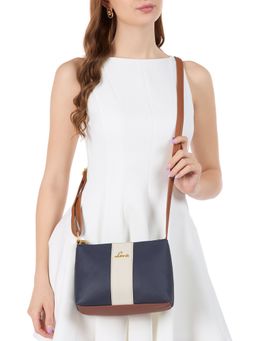 Lavie - Womens Timberlyn Colorblock Sling Bag - Navy Blue (M)