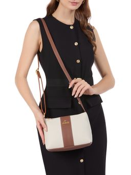 Lavie - Womens Timberlyn Colorblock Sling Bag - Off White (M)