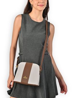 Lavie - Womens Masha Colorblock Vertical Sling Bag - Off White (M)