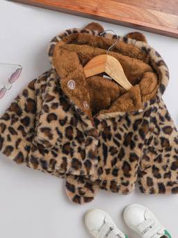 Hopscotch - Girls Brown Polyester Jacket