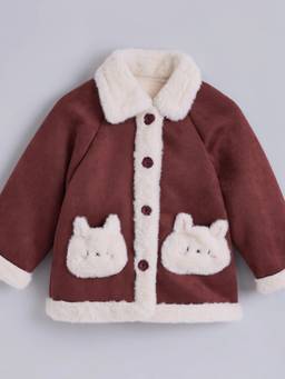 Hopscotch - Girls Maroon Polyester Jacket