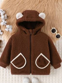 Hopscotch - Boys Brown Polyester Jacket