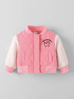 Hopscotch - Girls Pink Polyester Jacket
