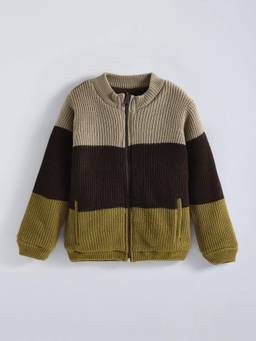 Hopscotch - Boys Multi-Colour Acrylic Jacket