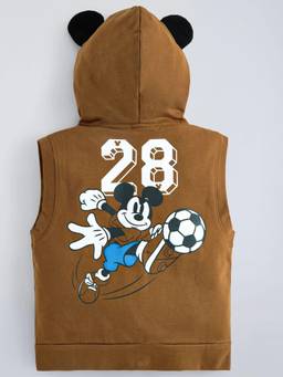 Hopscotch - Boys Brown Cotton Sweatshirt