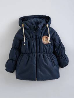 Hopscotch - Girls Navy Blue Polyester Jacket