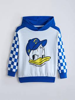 Hopscotch - Boys Blue Cotton Sweatshirt