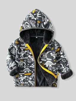 Hopscotch - Boys Grey Polyester Jacket