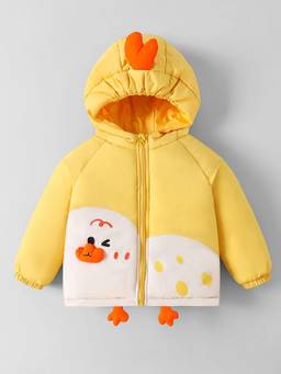 Hopscotch - Boys Yellow Polyester Jacket