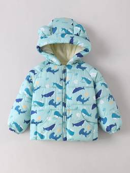 Hopscotch - Boys Blue Polyester Jacket
