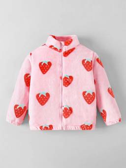 Hopscotch - Girls Pink Polyester Jacket