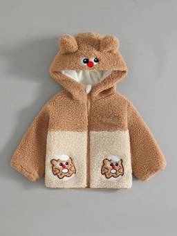 Hopscotch - Boys Brown Polyester Jacket