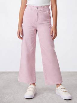 R&B - Girls Pink Cotton Blend Trouser