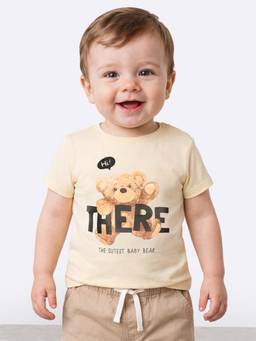 R&B - Boys Yellow Cotton T-shirt