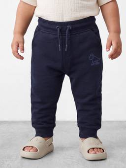 R&B - Boys Navy Blue Cotton Jogger