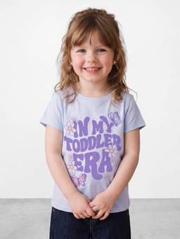 R&B - Girls Blue Cotton T-shirt