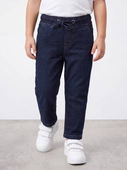 R&B - Boys Navy Blue Cotton Blend Jeans